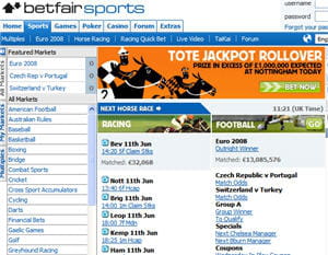 betfair, un site très puissant au danemark