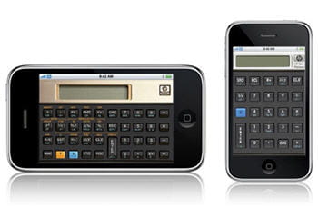 la calculatrice scientifique transforme l'iphone.