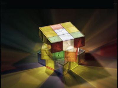 lampe rubik's cube