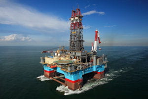 une plateforme d'exxonmobil.