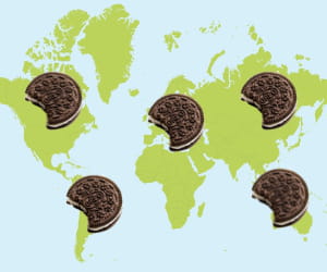 les biscuits oreo sont déjà présents dans plus de 100 pays dans le monde.