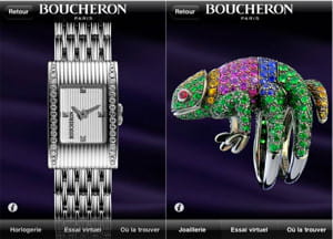 l'application iphone de boucheron