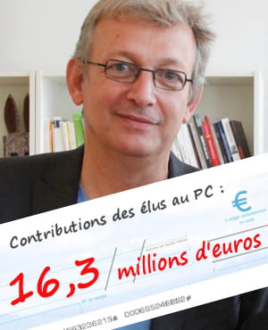 le parti communiste de pierre laurent est le parti qui repose le plus sur ses