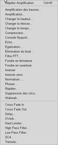 les nombreux effets