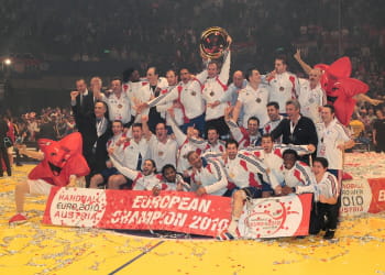 l'équipe de france masculine de handball multiplie les victoires.