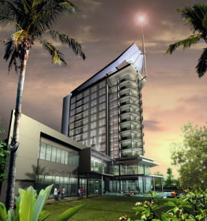 a maputo, au mozambique, l'hôtel radisson blu ouvrira à l'automne 2011 sur la