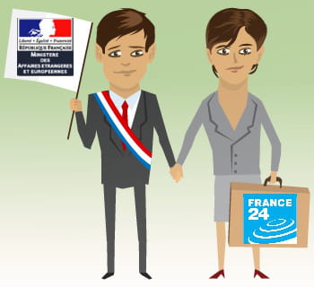 bernard kouchner sera bientôt le patron de sa compagne, christine ockrent.