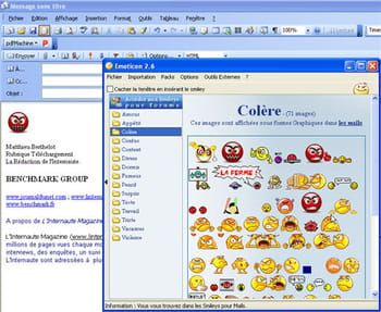 capture d'écran du logiciel
