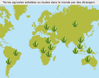 les terres cultivables disponibles sont principalement situées dans les pays en