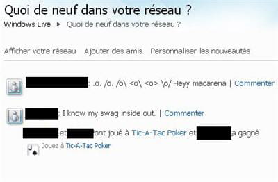 que se passe-t-il dans la vie de vos amis ?