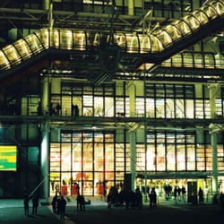 le centre georges pompidou, à paris.