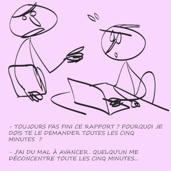 il veut tout, tout de suite... mais fait tout, tout de suite.