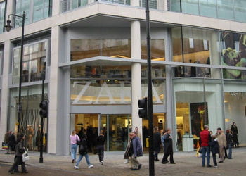 un magasin zara.