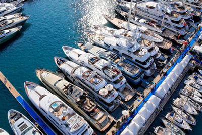 le port de monaco.