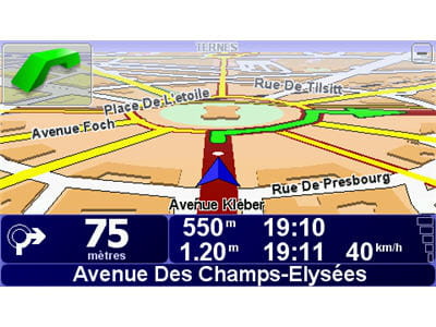 ecran de navigation