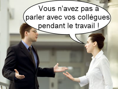 le chef se transforme parfois en surveillant de collège.