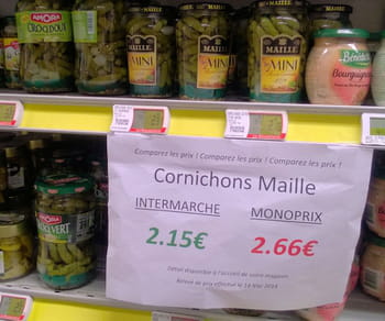 comparer un seul produit du magasin sur un seul jour... quel est le véritable
