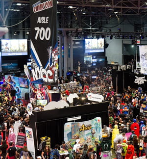 la new york comics convention est l'une des manifestations organisées par reed