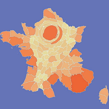 les touristes présents en juin.