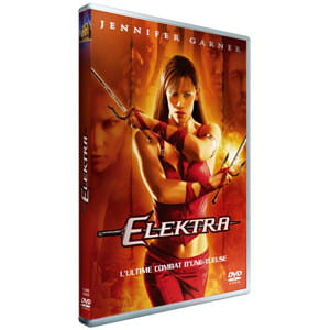la pochette du dvd du film elektra.