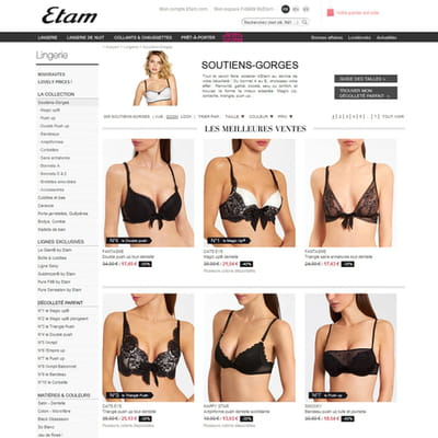 la page originale d'etam.