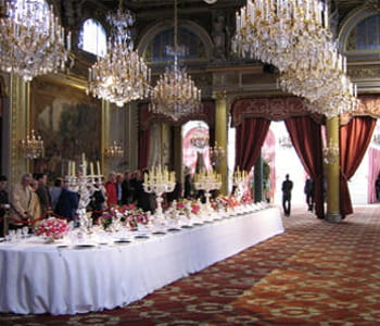 la salle des fêtes de l'elysée.