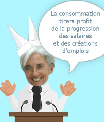 christine lagarde, ministre de l'economie, le 14 janvier 2011.