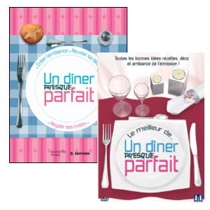 le livre et le dvd d'un dîner presque parfait.