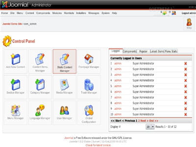 la solution de joomla