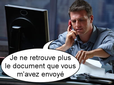 dans ces cas-là, c'est à vous de le retrouver et de le renvoyer.