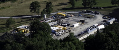 un puits de gaz de schiste en pennsylvanie.