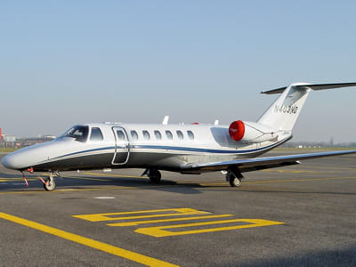 les cadres aussi du transporteur routier utilisent ce cessna 525b, photographié