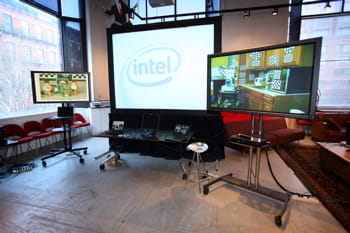 laboratoire de démonstration d'intel en 2009.