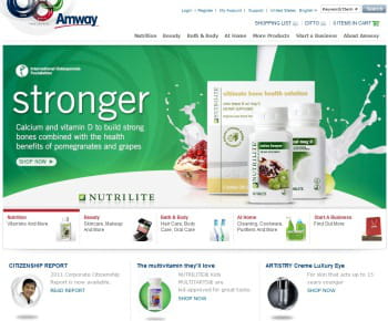 amway est le 1er e-marchand us de la catégorie 'santé et beauté'