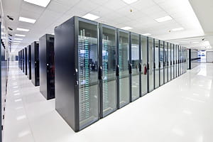 vue de l'un des data centers d'aruba.