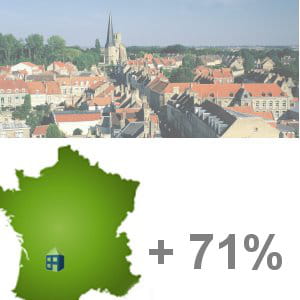 la 14e ville française qui gagne le plus d'habitants est bérat.