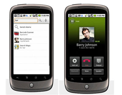 la grosse nouveauté du nexus one est sûrement la navigation vocale généralisée