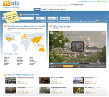 tvtrip propose 4.300 vidéos d'hôtels du monde.