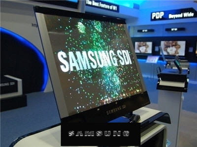 un prototype de téléviseur oled samsung
