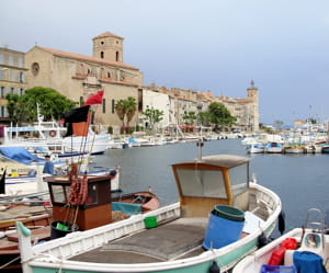 une vue de la ciotat.