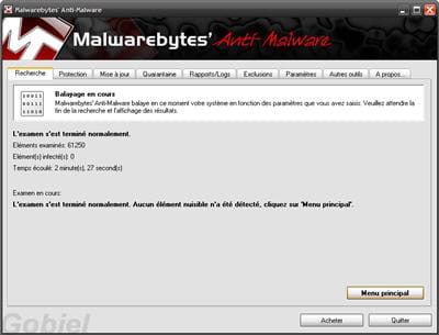 copie d'écran du logiciel proposé sur le site de l'éditeur.