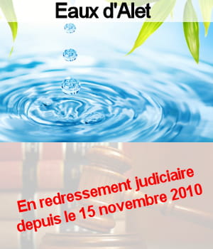 l'eau minérale d'alet existe depuis 120 ans.
