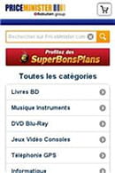 la déclinaison mobile de priceminister.