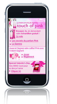 le site internet mobile lacoste touch of pink