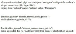 code source
