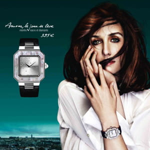 l'actrice elsa zylbertsein est la nouvelle égérie du joailler.