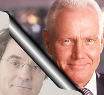 de gauche à droite : jose luis duran et lars olofsson.