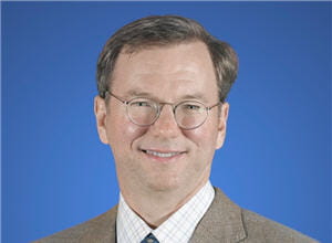 eric schmidt, pdg de google depuis 2001