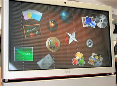 la surcouche graphique du acer aspire z5610