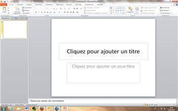 copie d'écran de powerpoint sous office 2011.